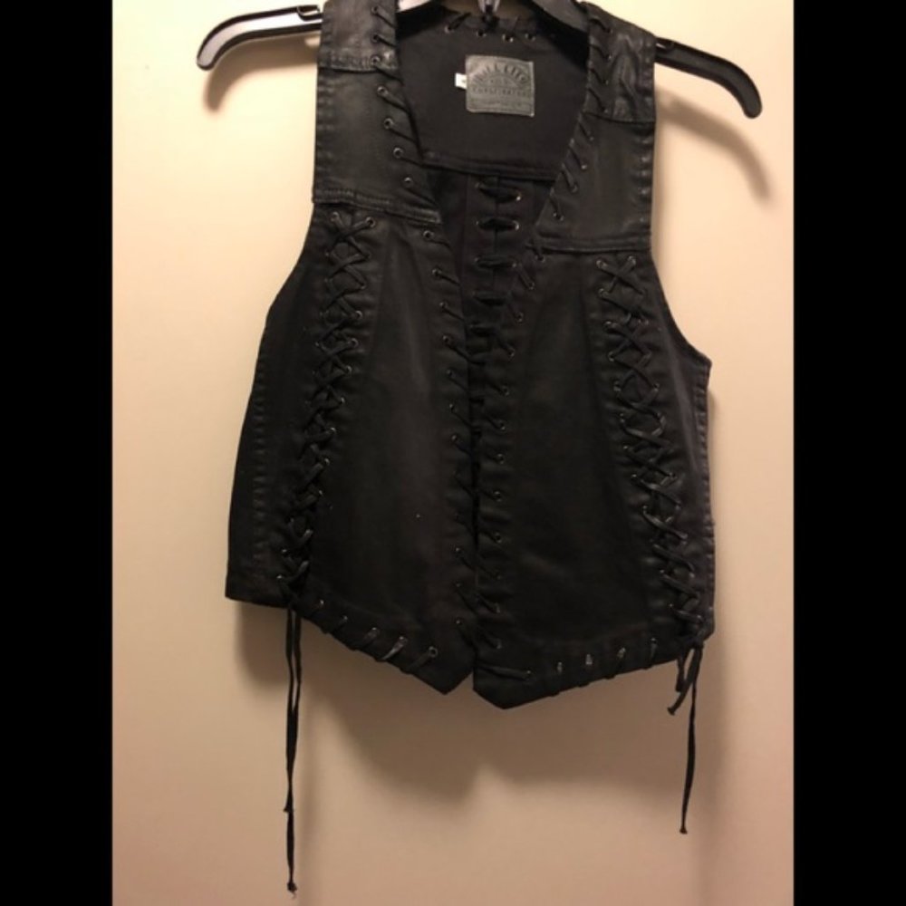 ISO KILL CITY/LIP SERVICE WAXED DENIM VEST